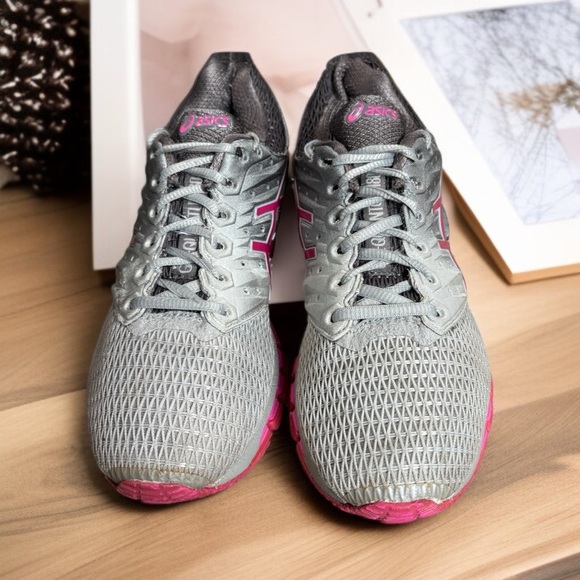 Asics Gel-Quantum 180 2 Women’s Size 9M Running Shoes – Black Gray Performance. - Picture 5 of 7